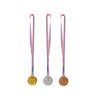 Medaile 6cm set 3ks na kartě