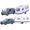 Kids Globe Traffic Volvo EX90 kov s karavanem 30cm zpětný chod v krabičce