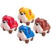 Pejsek 7,5cm po stlačení jezdící 4barvy 12ks v DBX