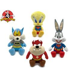 Looney Tunes superhrdinové plyšové postavy sedící 23cm 4druhy 0m+