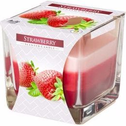 Bispol Svíčka ve skle Strawberry