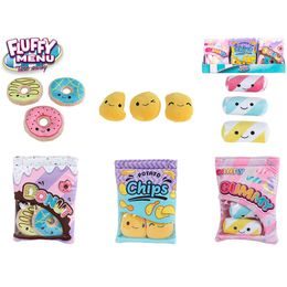 Fluffy Menu sáček se svačinou plyšový 21cm 3druhy 12ks v PDQ