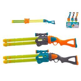 Vodní pumpa puška 46cm 3barvy 24ks v PDQ
