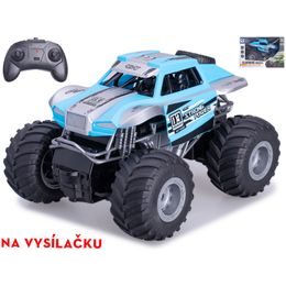 R/C auto terénní 20cm 1:20 2,4GHz plná funkce na baterie 2barvy v krabičce