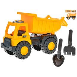 Auto nákladní sklápěčka 30cm s lopatkou a hrabičkami 15,5cm v sáčku