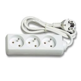 Prodlužovací přívod 1,5M 3 zásuvky bez vypínače Ecolite
