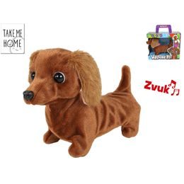 Take Me Home jezevčík plyšový 19cm na baterie se zvukem v krabičce