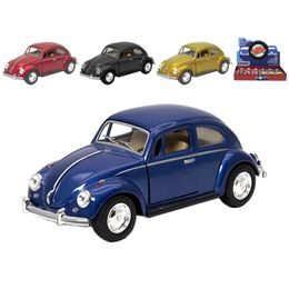 Kinsmart Classical Beetle 1:32 13cm kov zpětný chod 4barvy 12ks v DBX
