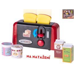 Toastovač 15x8cm na natažení s doplňky v krabičce