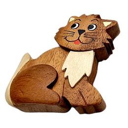 2Kids Toys Dřevěná magnetka velká Kočka