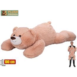 Plush Friends medvěd plyšový 100cm ležící 0m+