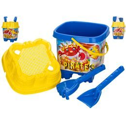 Sada na písek 20cm mořský svět 4ks 10m+ v síťce