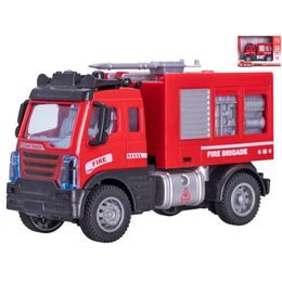 Auto hasičské 12cm zpětný chod s vodním dělem v krabičce