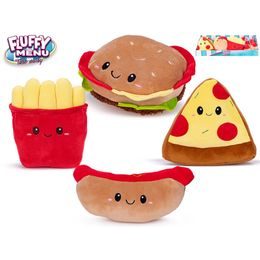 Fluffy Menu fast food potraviny plyšové 14-23cm 4druhy 0m+ 12ks v PDQ
