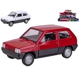 Welly Fiat Panda 11cm kov zpětný chod 2barvy 12ks v DBX