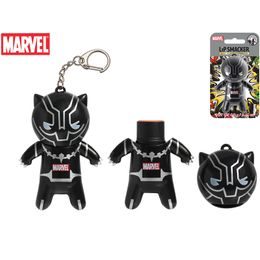 Lip Smacker balzám na rty/klíčenka 4g Black Panther s příchutí mandarinky na kartě