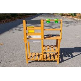 2Kids Toys Dřevěná magnetka velká pompon Žirafa