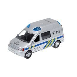 Kids Globe Traffic Volvo EX90 kov s přívěsem pro koně 28cm zpětný chod v krabičce