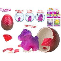 Unicorn jednorožec líhnoucí a rostoucí s diamantem 6druhů 3barvy v krabičce 12ks v DBX