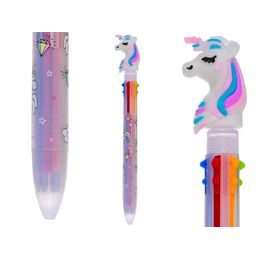 Unicorn mini kabelka holografická 8,5cm se třpytkami s přívěskem na klíče 12ks v DBX