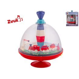 Káča 20cm s vláčkem na baterie se zvukem 2barvy v krabičce