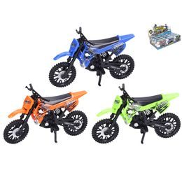 Motorka terénní 12cm volný chod 3barvy v krabičce 12ks v DBX
