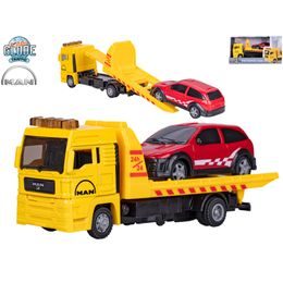 Kids Globe Traffic odtahová služba MAN 19cm kov volný chod s autem 10,5cm v krabičce