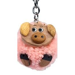 2Kids Toys Dřevěná klíčenka pompon Opice