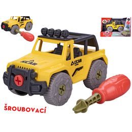 Auto terénní šroubovací 13,5cm na volný chod v krabičce