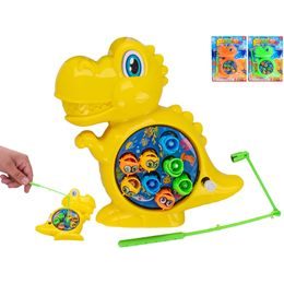 Hra ryby dinosaurus 15cm magnetická 3barvy na kartě