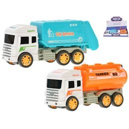 Auto cisterna/popeláři 12-13cm na setrvačník 8ks v DBX