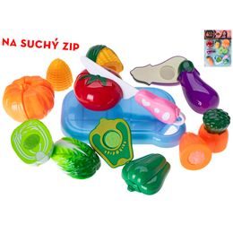 Sada ovoce a zeleniny na suchý zip 16ks na kartě
