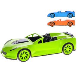 Auto kabriolet 39cm volný chod 3barvy v síťce