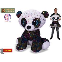 Plush Friends Star Sparkle panda plyšová 70cm sedící 0m+