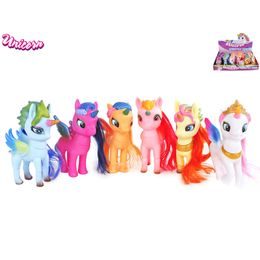 Unicorn jednorožec 13cm s otáčecí hlavou 6druhů 18ks v DBX
