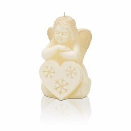 Bartek Svíčka figurka 80 X-Mas Anděl s bílým srdíčkem