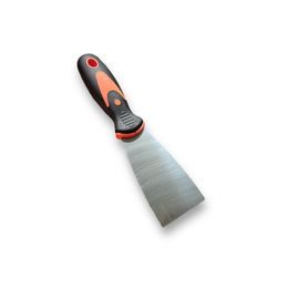 Špachtle nerezová, s gumovou, ergonomickou rukojetí 2"