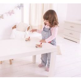 Bigjigs Toys Dřevěná harmonika přírodní