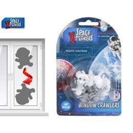 Space Xplorers astronaut 2cm lezoucí po skle 12ks na kartě