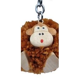 2Kids Toys Dřevěná klíčenka pompon Opice