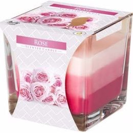 Bispol Svíčka ve skle Rose