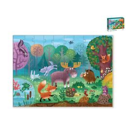 Puzzle 32x23cm zvířátka v lese 60dílků v krabičce