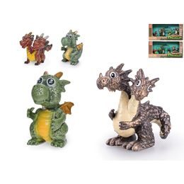 Drak figurka 3,5-6cm fantasy design 4ks 3druhy v krabičce