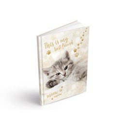 Záznamová kniha A4 MEOW 100l/linka