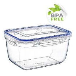 DUNYA Obdélníková dóza s klipem 3000 ml