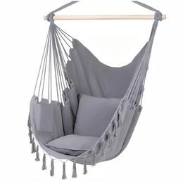 2Kids Toys Závěsné houpací křeslo šedé