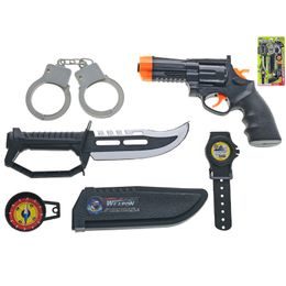 SWAT set s pistolí a doplňky 6ks na kartě