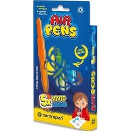 Foukací fixy CENTROPEN 1500/ 5 sada VIVID