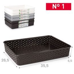 PF Plastový organizér 26,5x35,5x6,5cm příroda č.1 mix barev