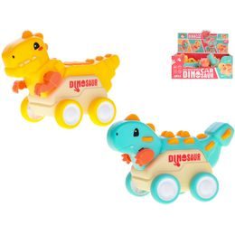 Dinosaurus 11cm na zpětný chod 18m+ 6druhů 6ks v DBX